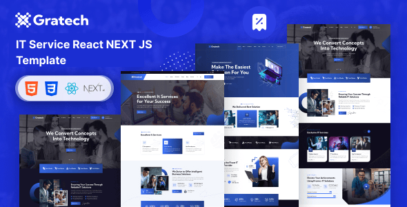 Gratech - IT Service React JS Template Gratech - IT Service React JS Template