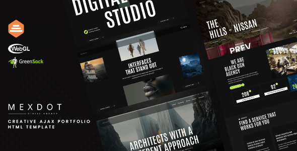 MexDot - Creative Ajax Portfolio HTML Template MexDot - Creative Ajax Portfolio HTML Template