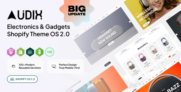 Audix | Electronics & Gadgets Shopify Theme OS 2.0 Audix | Electronics & Gadgets Shopify Theme OS 2.0